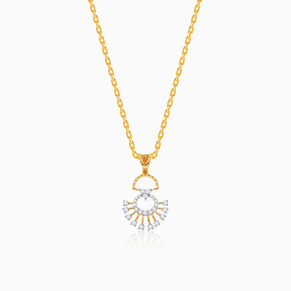 Gold Serene Moments Lab Grown Diamond Pendant