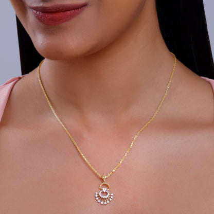 Gold Serene Moments Lab Grown Diamond Pendant