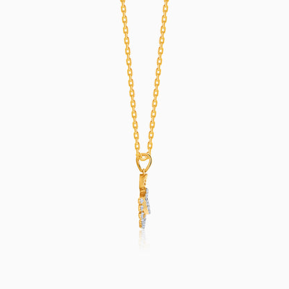 Gold Serene Moments Lab Grown Diamond Pendant