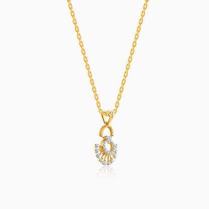 Gold Serene Moments Lab Grown Diamond Pendant