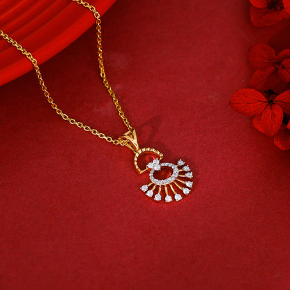 Gold Serene Moments Lab Grown Diamond Pendant