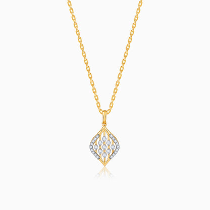 Gold Breezy Bling Lab Grown Diamond Pendant