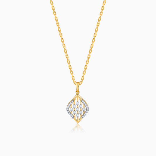 Gold Breezy Bling Lab Grown Diamond Pendant