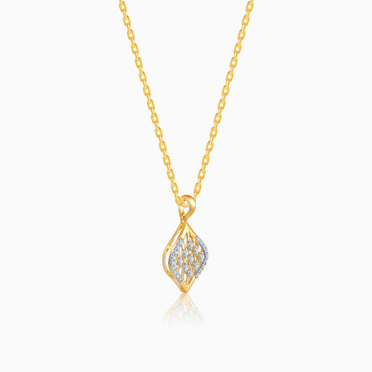 Gold Breezy Bling Lab Grown Diamond Pendant