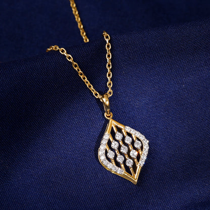 Gold Breezy Bling Lab Grown Diamond Pendant
