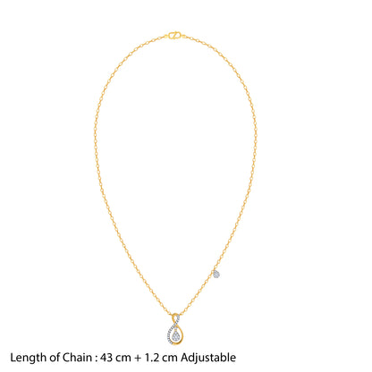 Gold Serene Life Lab Grown Diamond Necklace