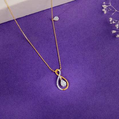Gold Serene Life Lab Grown Diamond Necklace