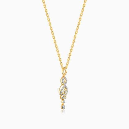 Gold Precious Infinity Lab Grown Diamond Pendant