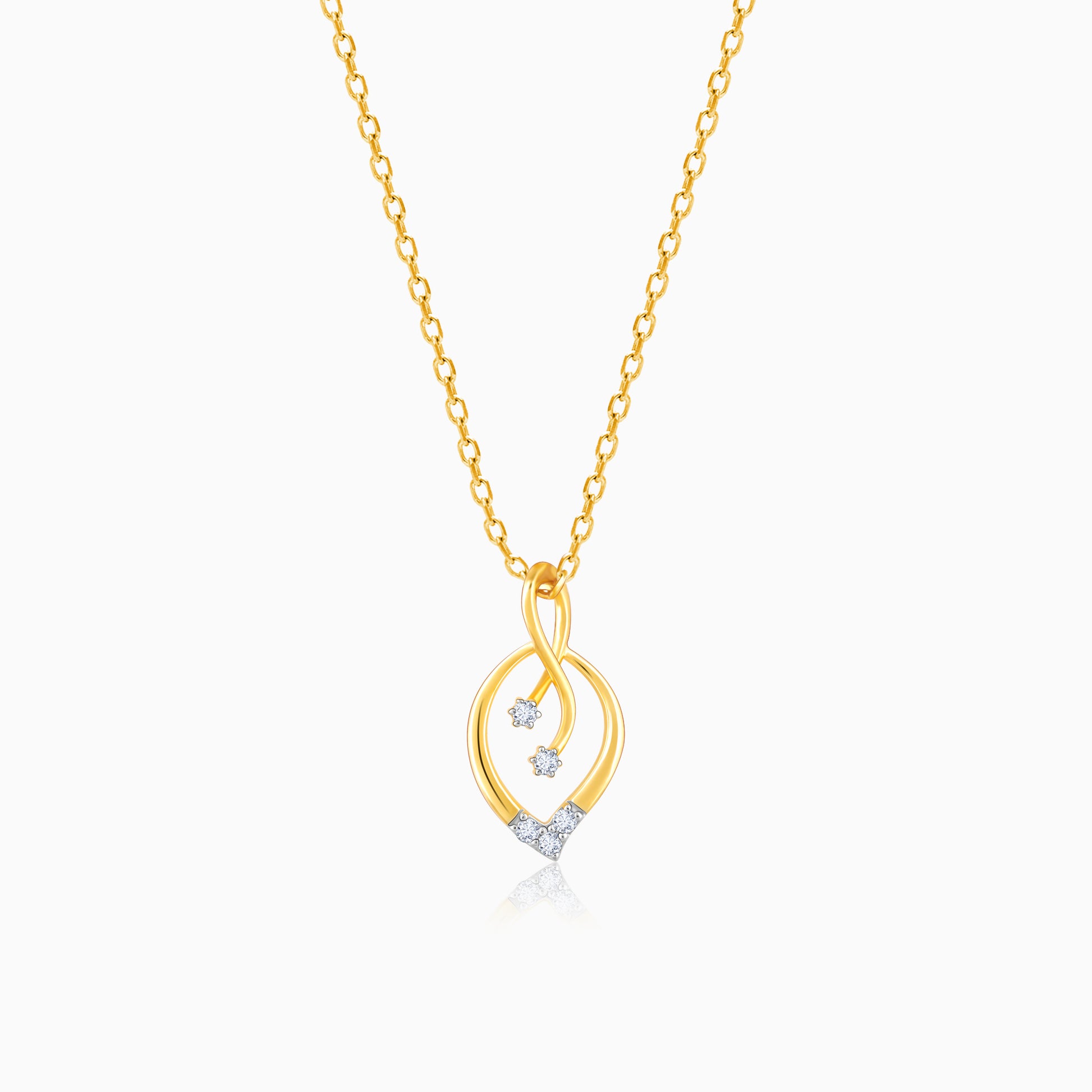 Find Your Rhythm Crystal and Chain Necklace Set 14kt Gold