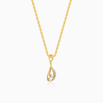 Gold Infinitude Lab Grown Diamond Pendant