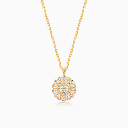 Gold Florentia Lab Grown Diamond Pendant