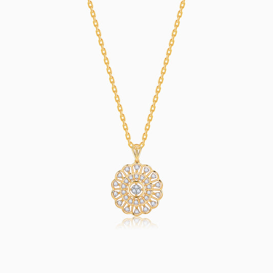 Gold Florentia Lab Grown Diamond Pendant