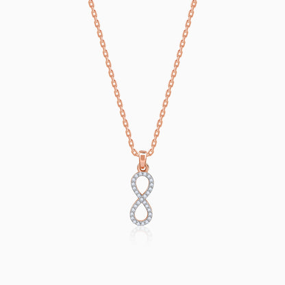 Rose Gold Elara Lab Grown Diamond Pendant