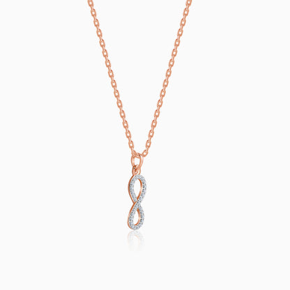 Rose Gold Elara Lab Grown Diamond Pendant