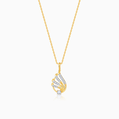 Gold Drop Lab Grown Diamond Pendant