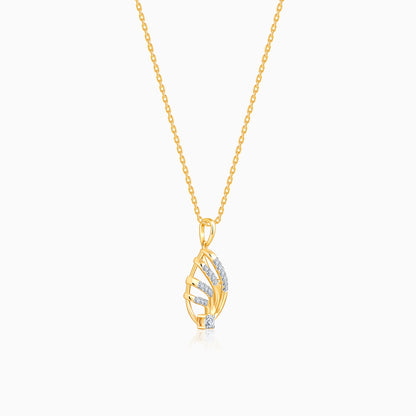 Gold Drop Lab Grown Diamond Pendant