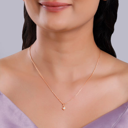 Rose Gold Kaiva Lab Grown Diamond Pendant