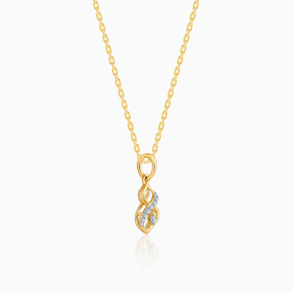 Anushka Sharma Gold Eternal Lab Grown Diamond Pendant