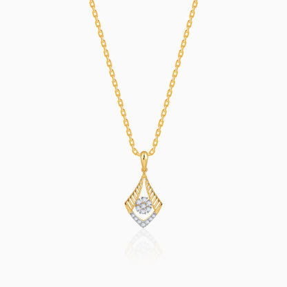 Gold Solace Lab Grown Diamond Pendant