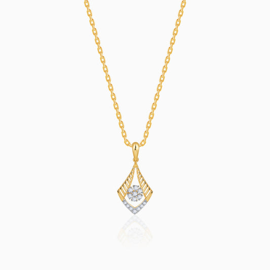 Gold Solace Lab Grown Diamond Pendant
