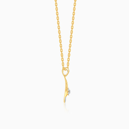 Gold Solace Lab Grown Diamond Pendant