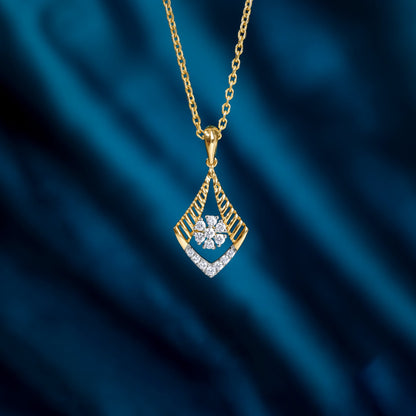 Gold Solace Lab Grown Diamond Pendant