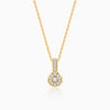 Gold Aurabelle Lab Grown Diamond Pendant