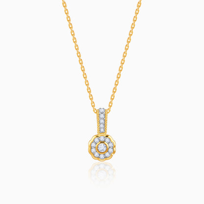 Gold Aurabelle Lab Grown Diamond Pendant