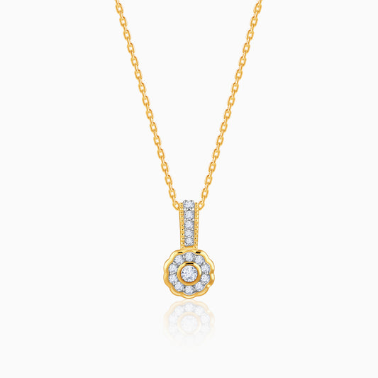 Gold Aurabelle Lab Grown Diamond Pendant