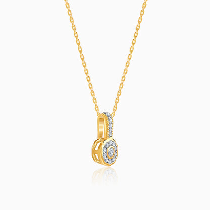 Gold Aurabelle Lab Grown Diamond Pendant