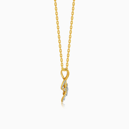 Gold Sylva Lab Grown Diamond Pendant