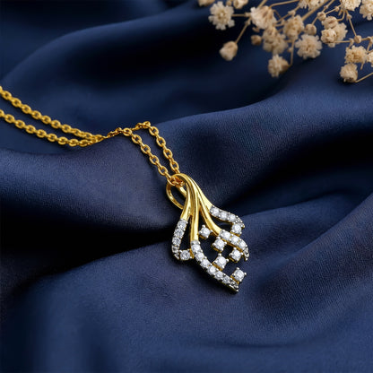 Gold Sylva Lab Grown Diamond Pendant