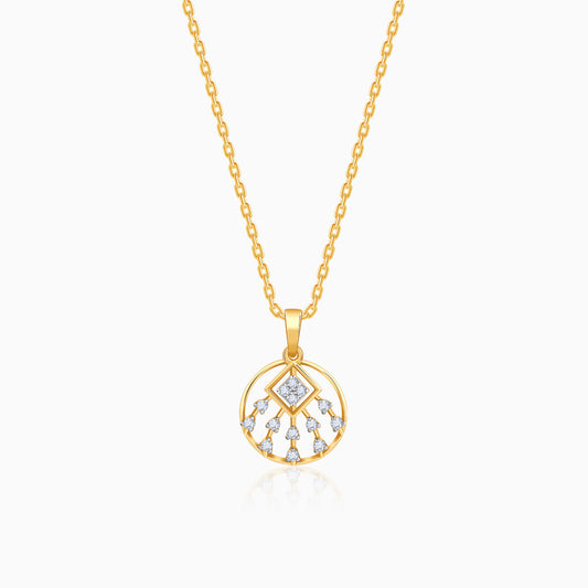 Gold Admiring Shine Lab Grown Diamond Pendant