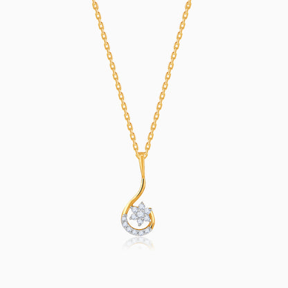 Gold Soléa Lab Grown Diamond Pendant