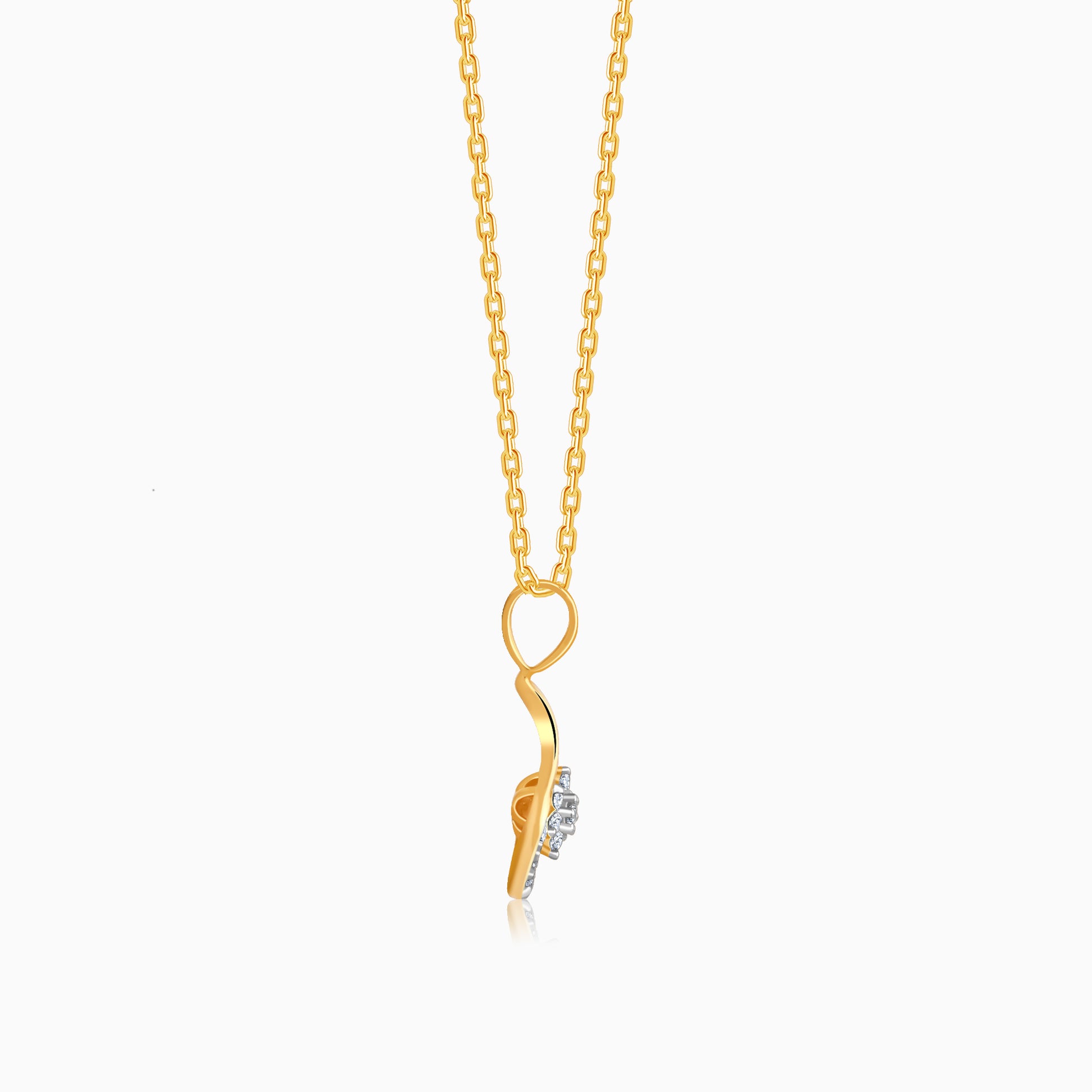 Gold Soléa Lab Grown Diamond Pendant