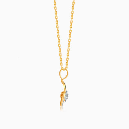 Gold Soléa Lab Grown Diamond Pendant