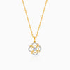 Gold Blossom Twist Lab Grown Diamond