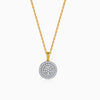 Gold Flora Gleam Lab Grown Diamond Pendant
