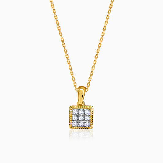Gold Prismé Lab Grown Diamond Pendant