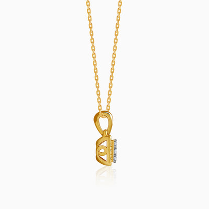 Gold Prismé Lab Grown Diamond Pendant