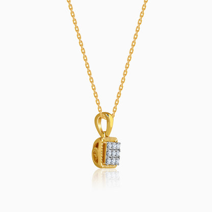 Gold Prismé Lab Grown Diamond Pendant