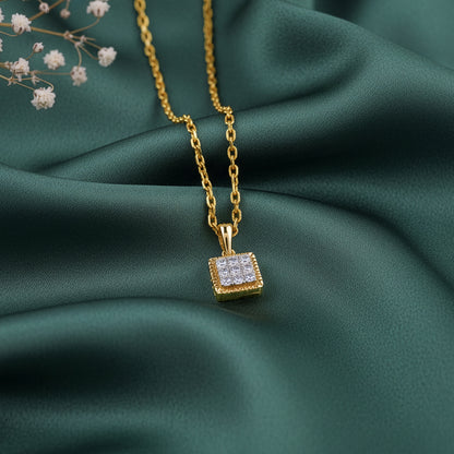 Gold Prismé Lab Grown Diamond Pendant