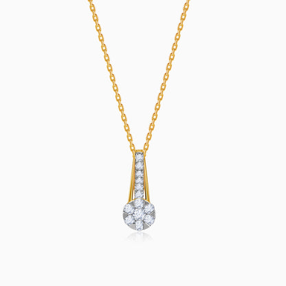 Gold Novara Lab Grown Diamond Pendant