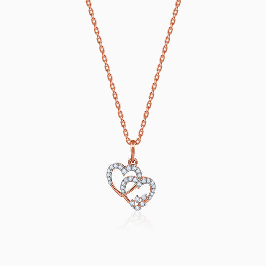 Rose Gold Celebrate Love Lab Grown Diamond Pendant