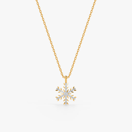 Gold Winter Radiance Lab Grown Diamond Pendant