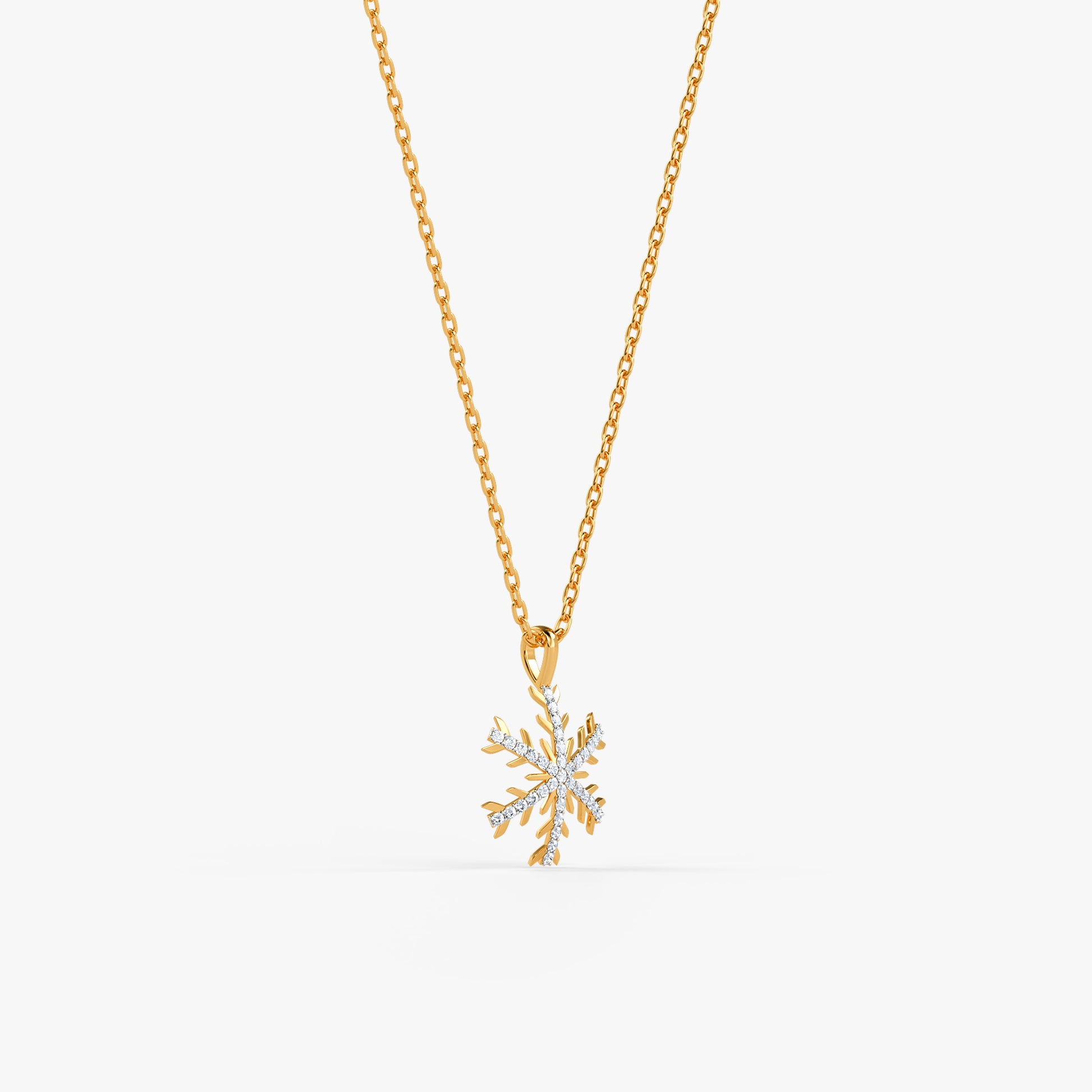 Gold Winter Radiance Lab Grown Diamond Pendant