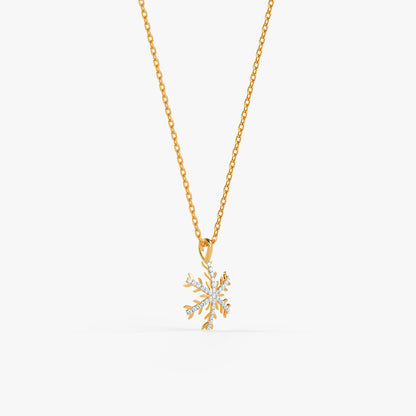 Gold Winter Radiance Lab Grown Diamond Pendant