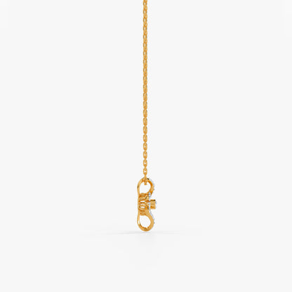 Gold Starwoven Grace Lab Grown Diamond Pendant