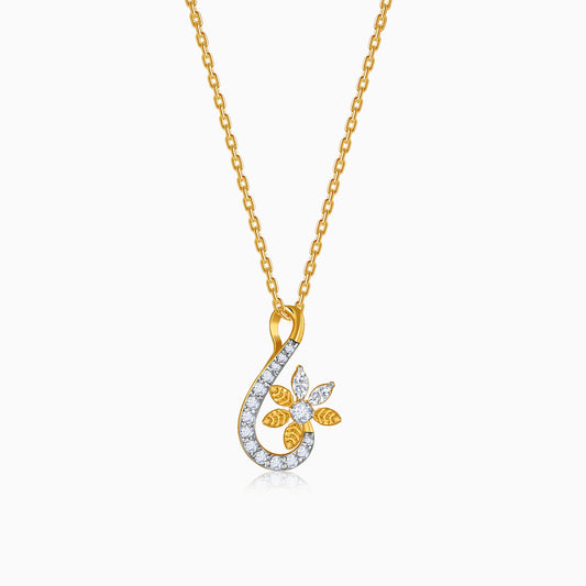 Gold Serein Spark Lab Grown Diamond Pendant