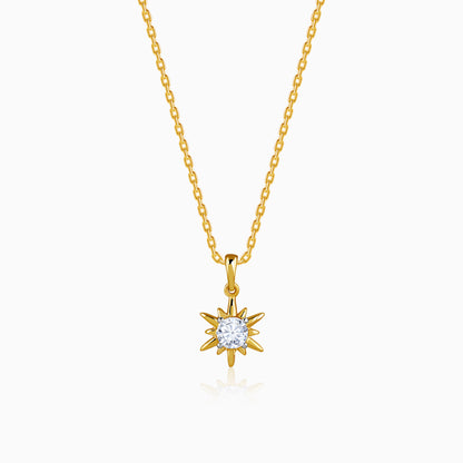 Gold Sunshine Dream Lab Grown Diamond Pendant